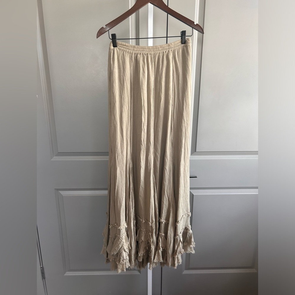 Free People Cypress Maxi Skirt – Size Small festival western boho cowgirl #53 - Picture 3 of 9